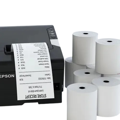 ROLLO DE PAPEL TERMICO PARA TICKET Y RECIBOS 80X70