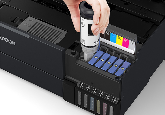 Impresora Epson L8180 Ecotank Multifucncional WiFi - Negro Tamaño A3