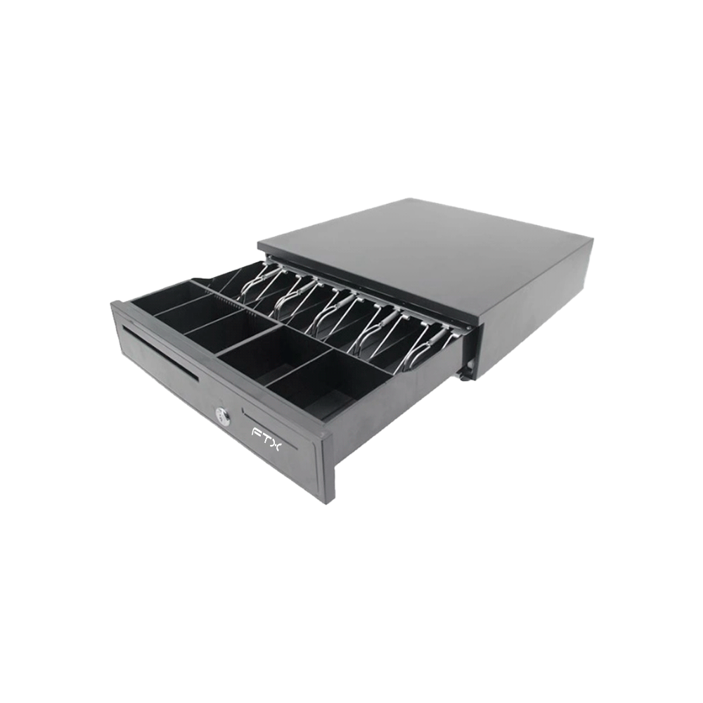 CAJA DE DINERO FTX LAS-405 ACERO RJ11/5B/5M/1R 405MM X 420MM X 100MM